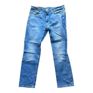Blue Levi's 514 Jeans Mens 36x32 Mid Rise Cotton‎ Blend Straight